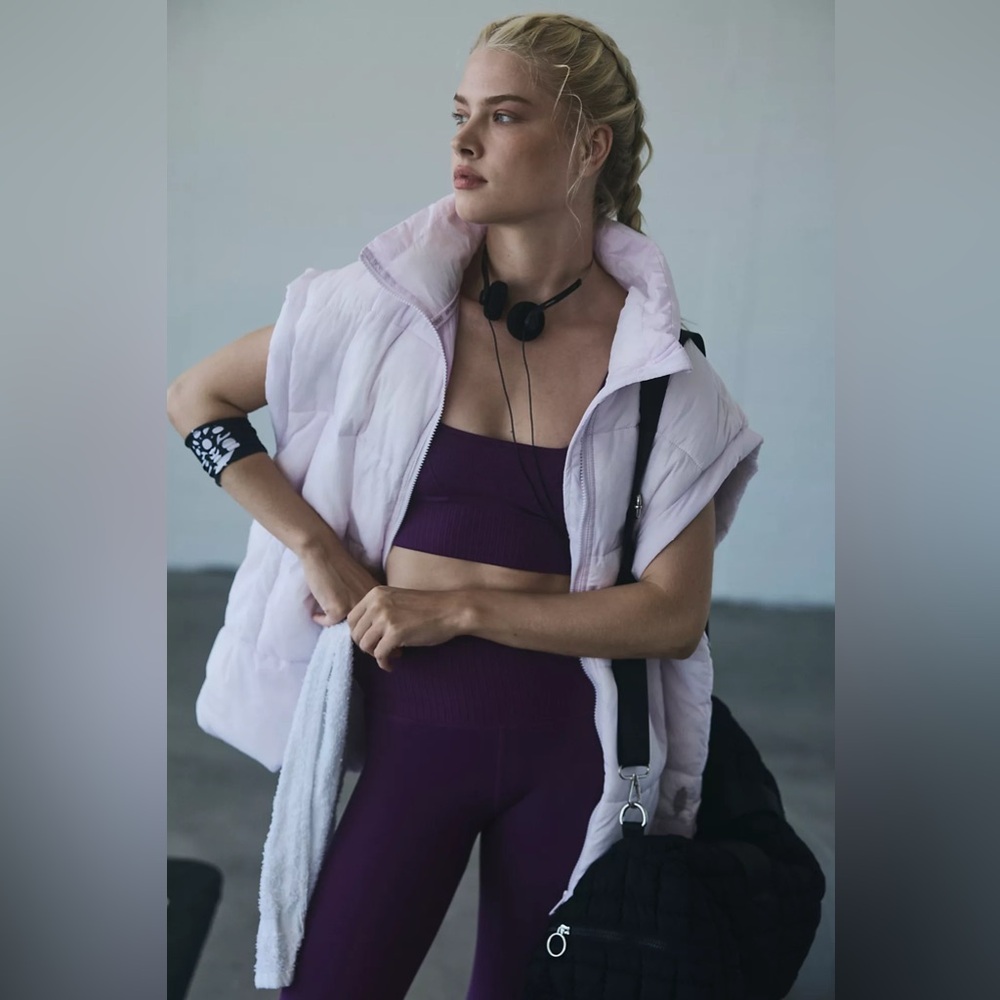 Free People FP Movement In A Bubble Puffer Vest size S NWT